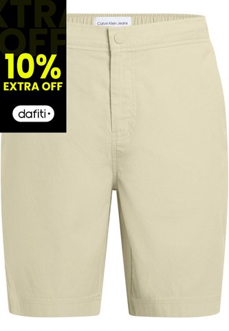Bermudas Beige Con Textura Lineal Calvin Klein Calvin Klein