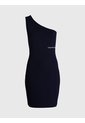 Vestido Negro De Punto Milano Con Hombro Descubierto Calvin Klein de Calvin Klein