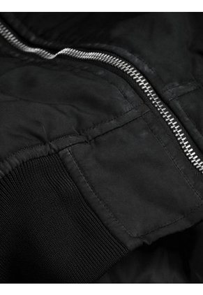 Chaqueta Bomber Ligeramente Acolchada Mujer Negro Calvin Klein