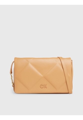 Bolso Beige De Hombro Clutch Acolchado Calvin Klein Calvin Klein