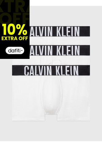 Pack Blanco De 3 Bóxers Ajustados - Intense Power Calvin Klein Calvin Klein