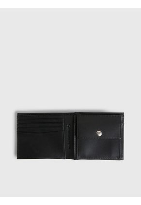 Billetera Con Monograma Hombre Negro Calvin Klein
