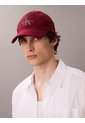 Gorra Roja De Béisbol Con Logo Monograma Bordado Calvin Klein de Calvin Klein