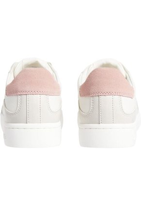 Tenis Blanco Clásicos De Cuero Con Cordones Y Suela Cupsole Calvin Klein