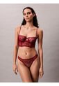 Tanga Roja - CK Black Floral Lace Calvin Klein de Calvin Klein