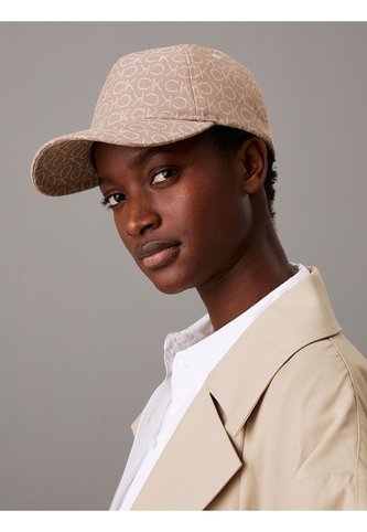 Gorra Beige De Jacquard Con Logo Calvin Klein Calvin Klein