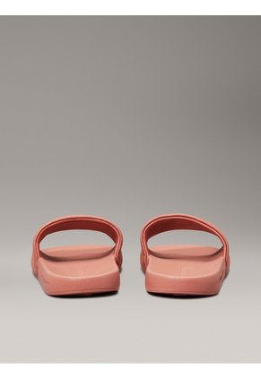 Sandalias Naranja Con Logo Calvin Klein