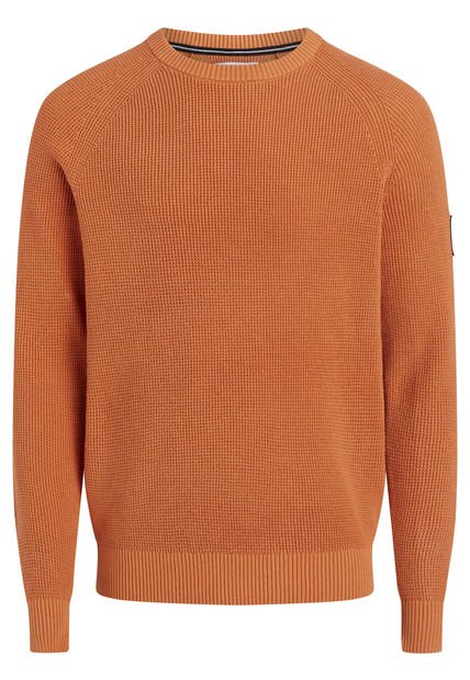 Saco Con Insignia Hombre Naranja Calvin Klein