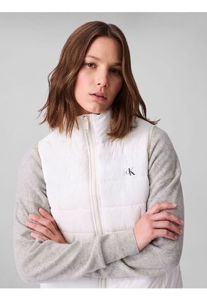 Chaleco Blanco Acolchado Ligero Calvin Klein