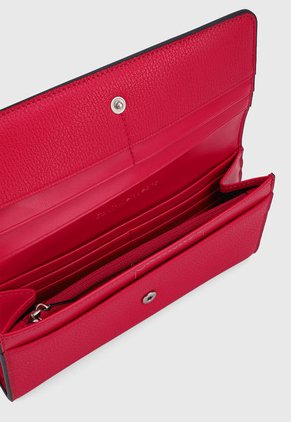 Billetera Rojo-Plateado Calvin Klein
