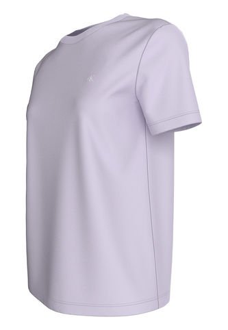 Camiseta Morado De Algodón Con Insignia Calvin Klein Calvin Klein