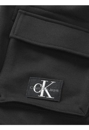 Jogger Negro Cargo De Corte Relajado Calvin Klein