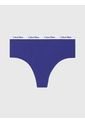 Pantie Tipo Tanga Azul De Cintura Alta - Carrusel Calvin Klein de Calvin Klein
