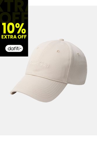 Gorra Beige Con Logotipo Bordado Calvin Klein Calvin Klein