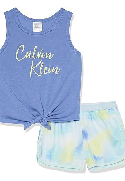 Conjunto De Pijama Para Niña Calvin Klein