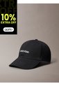 Gorra Negra De Béisbol Con Logo Bordado Calvin Klein de Calvin Klein