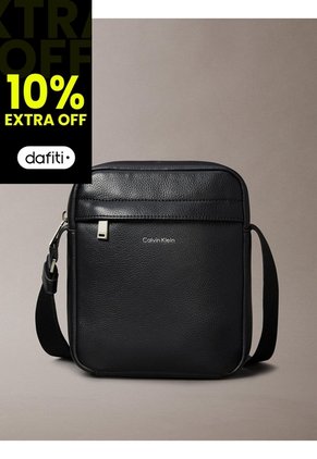 Bolso Negro Reporter Raised Calvin Klein