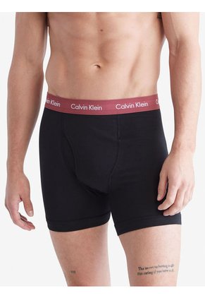Pack De 3 Bóxers Brief Negro Para Hombre Calvin Klein