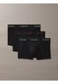 Pack Negro De 3 Boxers Ajustados De Talle Bajo - Icon Cotton Stretch Calvin Klein de Calvin Klein