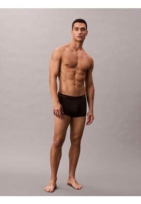 Pack Negro De 3 Boxers Ajustados De Talle Bajo - Icon Cotton Stretch Calvin Klein