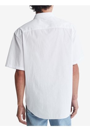 Camisa Blanca Sencilla Y Solida Calvin Klein