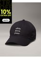 Gorra Negra Logo Graphic Print Baseball Calvin Klein de Calvin Klein