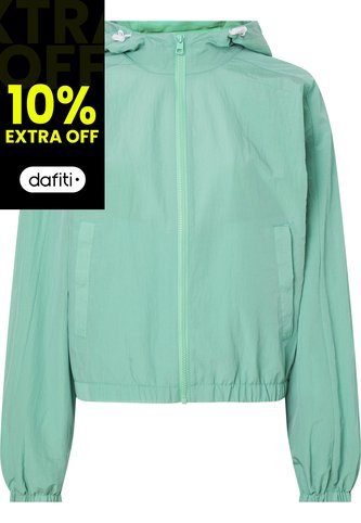 Chaqueta Verde Con Gorro Y Cierre Para Mujer Calvin Klein Calvin Klein
