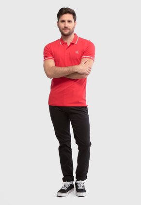 Polo Calvin Klein Rojo