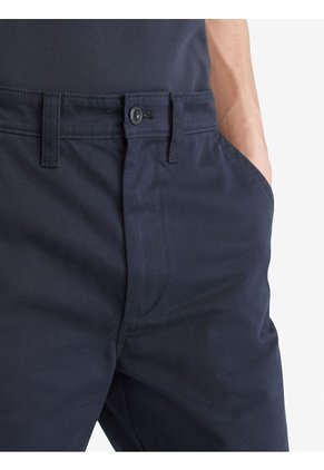 Bermuda Negra Corta De Dril Para Hombre Calvin Klein