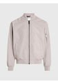 Chaqueta Beige Bomber De Nailon De Algodón Calvin Klein de Calvin Klein