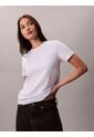 Camiseta Blanca De Algodón Con Logo De Archivo Calvin Klein de Calvin Klein