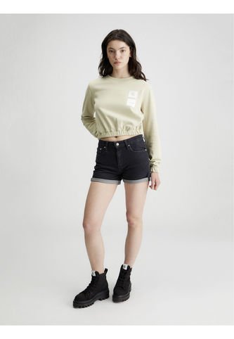 Saco Verde Satinado Con Logos En Caja Para Mujer Calvin Klein Calvin Klein