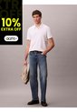 Polo Blanco De Piqué Con Ribetes En Contraste Calvin Klein de Calvin Klein