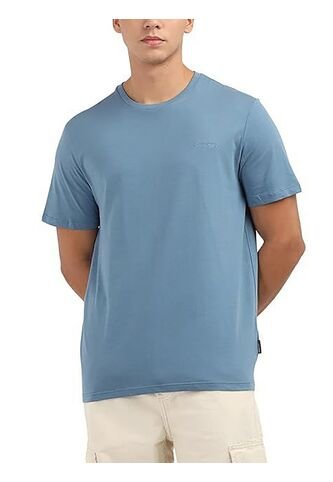 Camiseta Azul Solid Liquid Con Logo Calvin Klein Calvin Klein