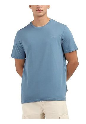 Camiseta Azul Solid Liquid Con Logo Calvin Klein