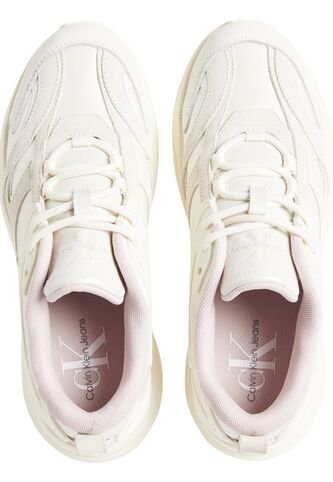 Tenis Blanco Retro Con Monograma Calvin Klein Calvin Klein