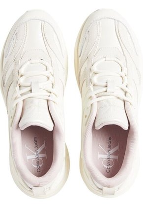 Tenis Blanco Retro Con Monograma Calvin Klein