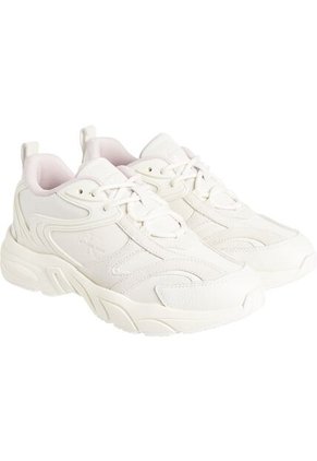 Tenis Blanco Retro Con Monograma Calvin Klein