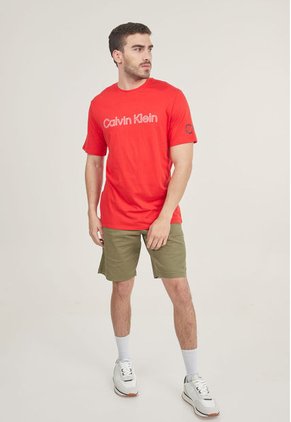 Camiseta Rojo-Blanco Calvin Klein