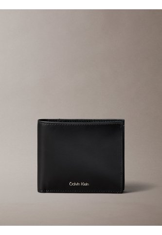 Billetera Negra Con Monedero Calvin Klein Calvin Klein