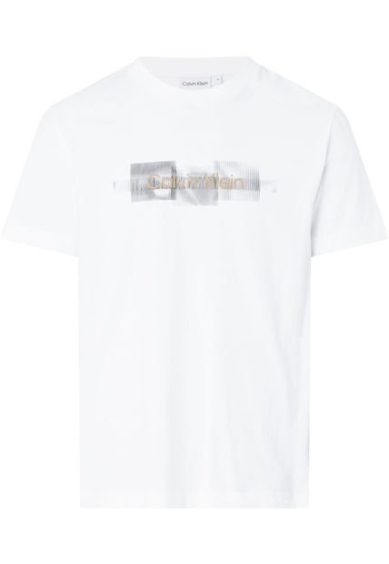 Camiseta Con Logo Hombre Blanco