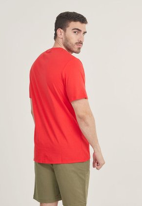 Camiseta Rojo-Blanco Calvin Klein