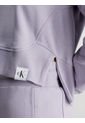 Buzo Morado Con Gorro Cropped Holgada Para Mujer Calvin Klein de Calvin Klein