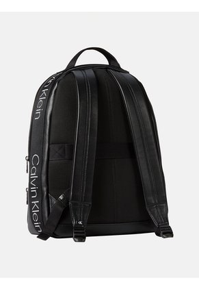 Morral Negro Con Tira Alrededor Con Logo Calvin Klein
