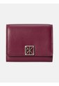 Billetera Rosa Trifold De Cuero Con Cremallera Calvin Klein de Calvin Klein
