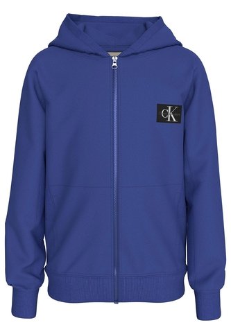 Buzo Azul Con Capota Y Monograma Para Niño Calvin Klein Calvin Klein