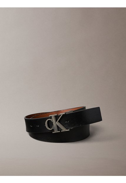 Cinturón Negro Reversible De 35 Mm Calvin Klein