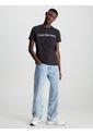 Camiseta Con Logo Hombre Negro de Calvin Klein