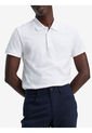 Polo Blanca Slim Solid Para Hombre Calvin Klein de Calvin Klein