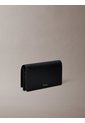 Billetera Negra Larga De Cuero Calvin Klein de Calvin Klein